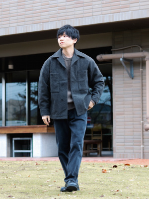 ユニクロ公式 | フリースジャージーオーバーシャツ（長袖）