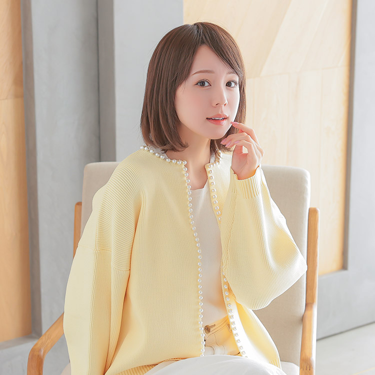 部分ウィッグ/総手植え人毛MIXヘアピース シルクスキン セミショート