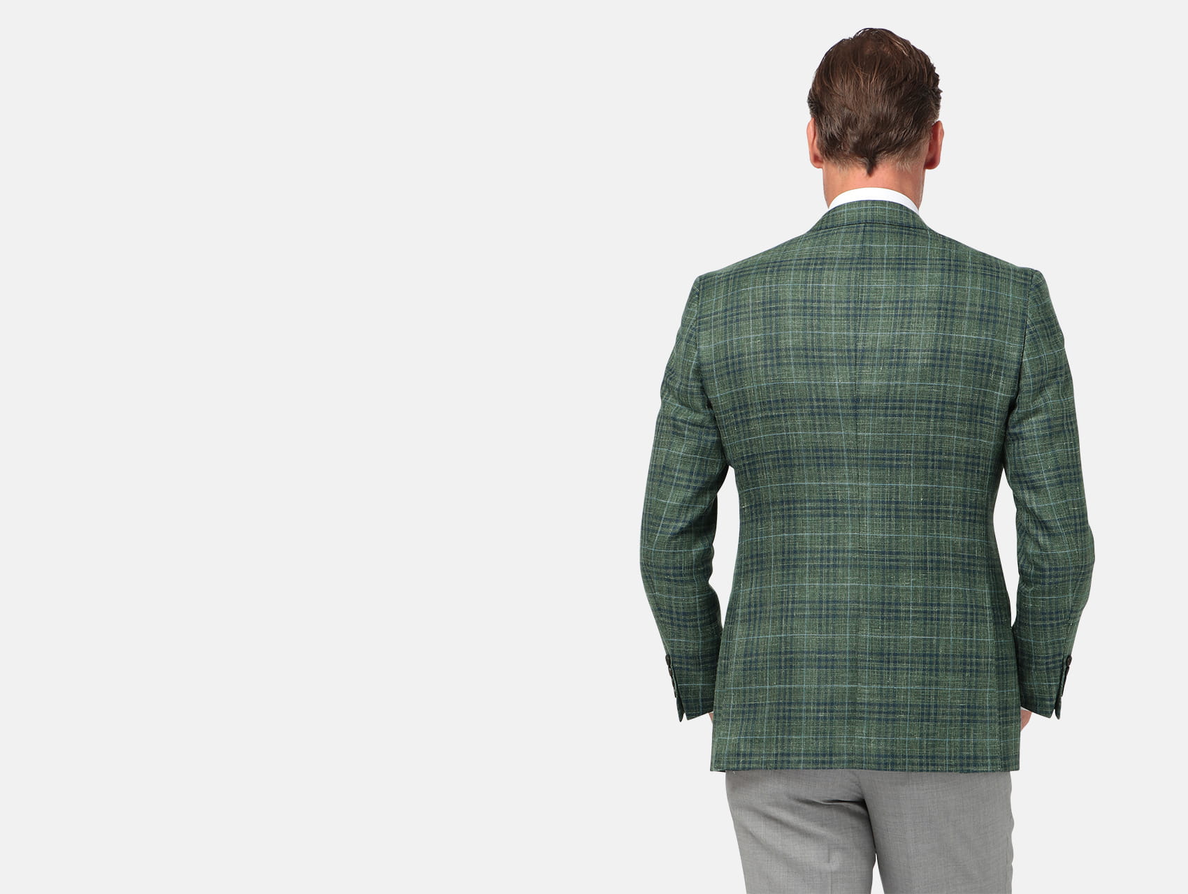 グリーンチェックジャケット