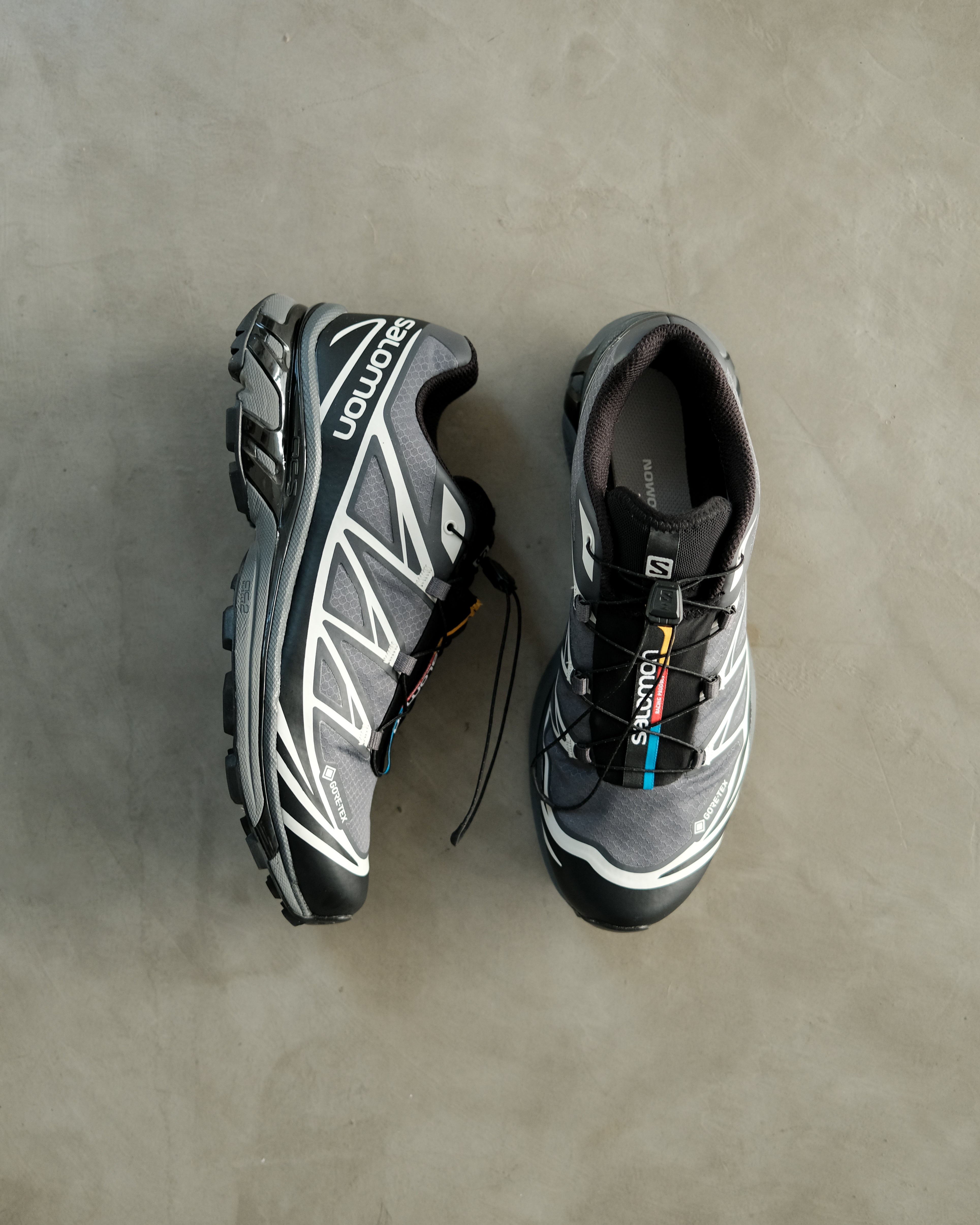 SALOMON Xt-6 Gore Tex Black Lunar Rock – Around The Shoes