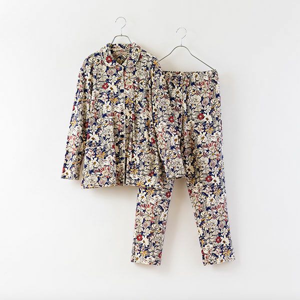 LIBERTY] スムースプリント 花柄 Gabrysia レディス 上下セット