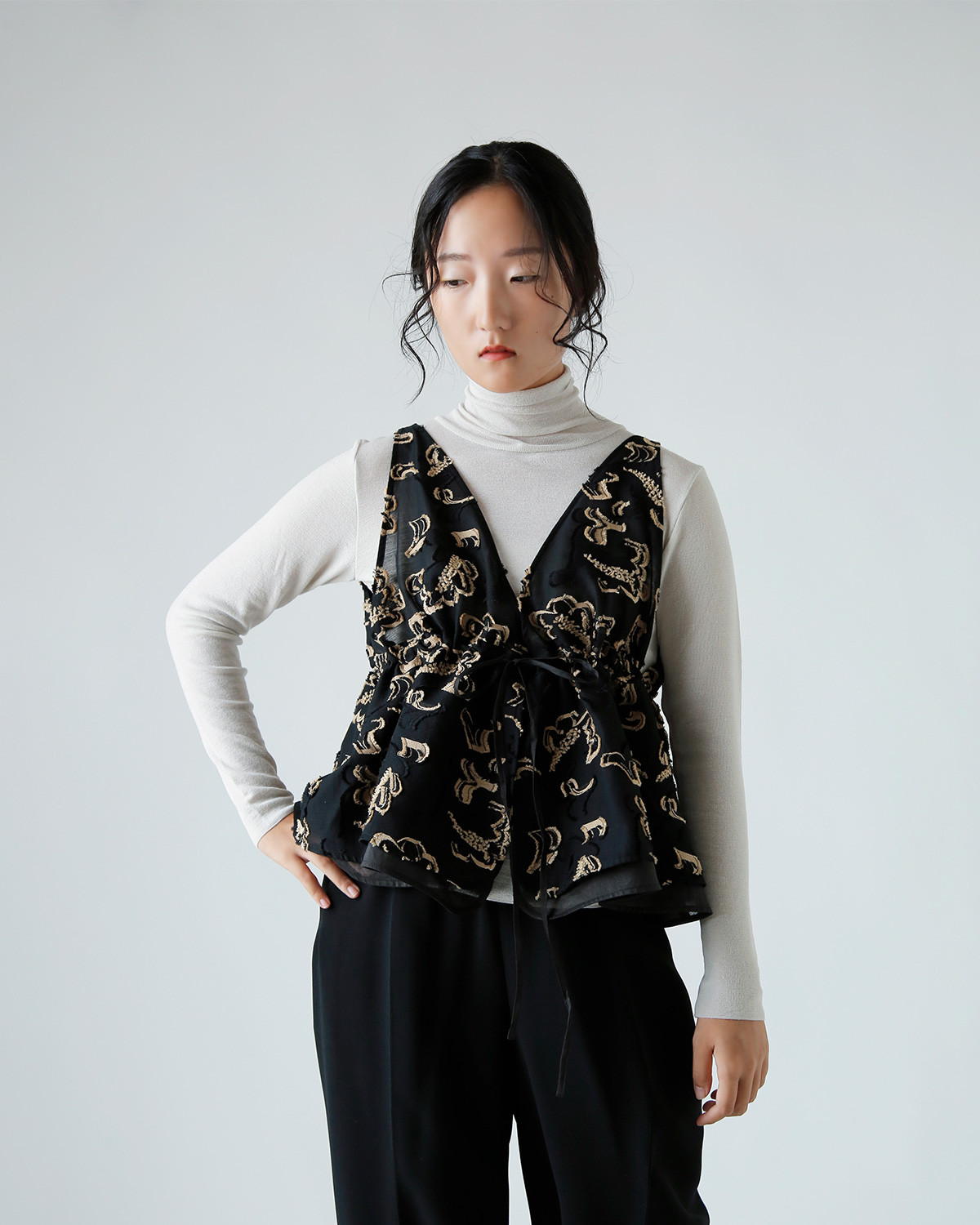 susuri ススリ コットン シカーダ ベスト 25-050 | iroma..aranciato