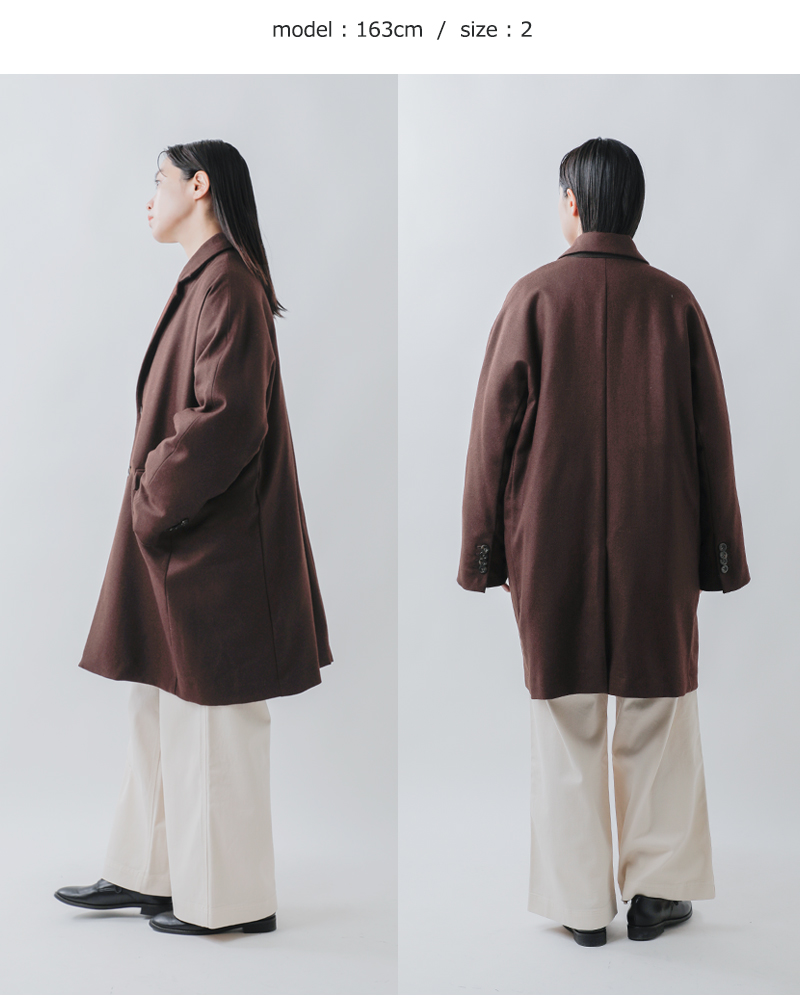 miffew ミフュー シングル ブレステッド ダウン コート “SINGLE