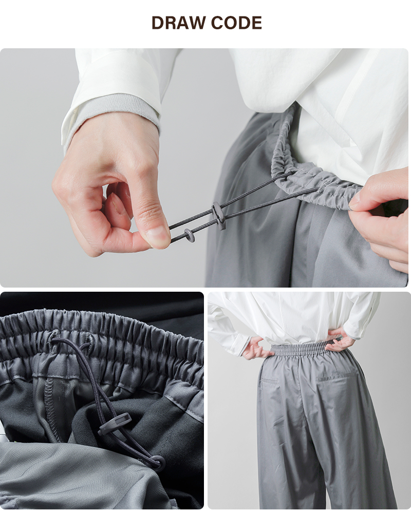 graphpaper グラフペーパー コットン ポプリン 2タック イージー