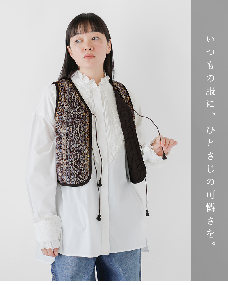 50%OFF】Sara Mallika サラマリカ コットン ジャガード フラワー