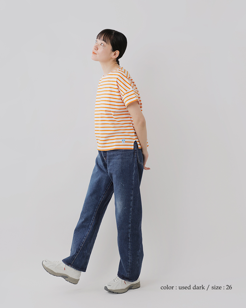 chimala チマラ セルビッチ デニム レギュラー丈 バギーカット パンツ