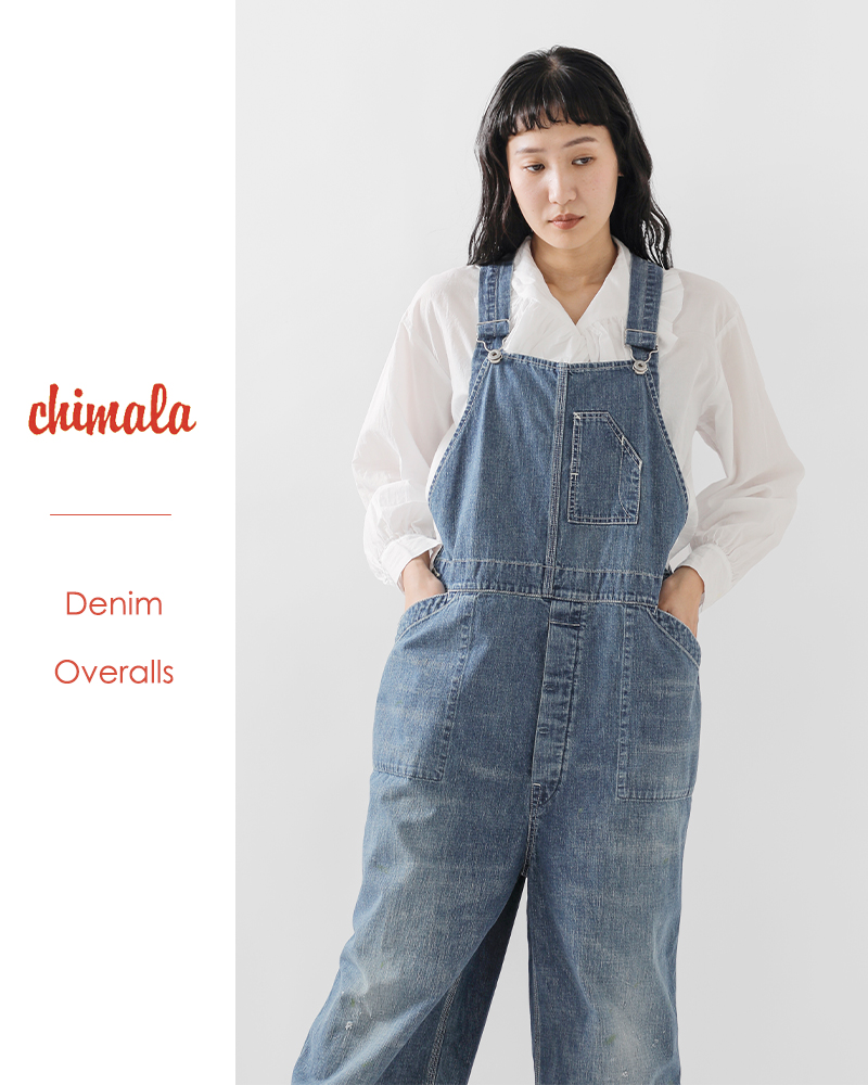 chimala チマラ デニム オーバーオール cs39-wp09-mn | iroma..aranciato