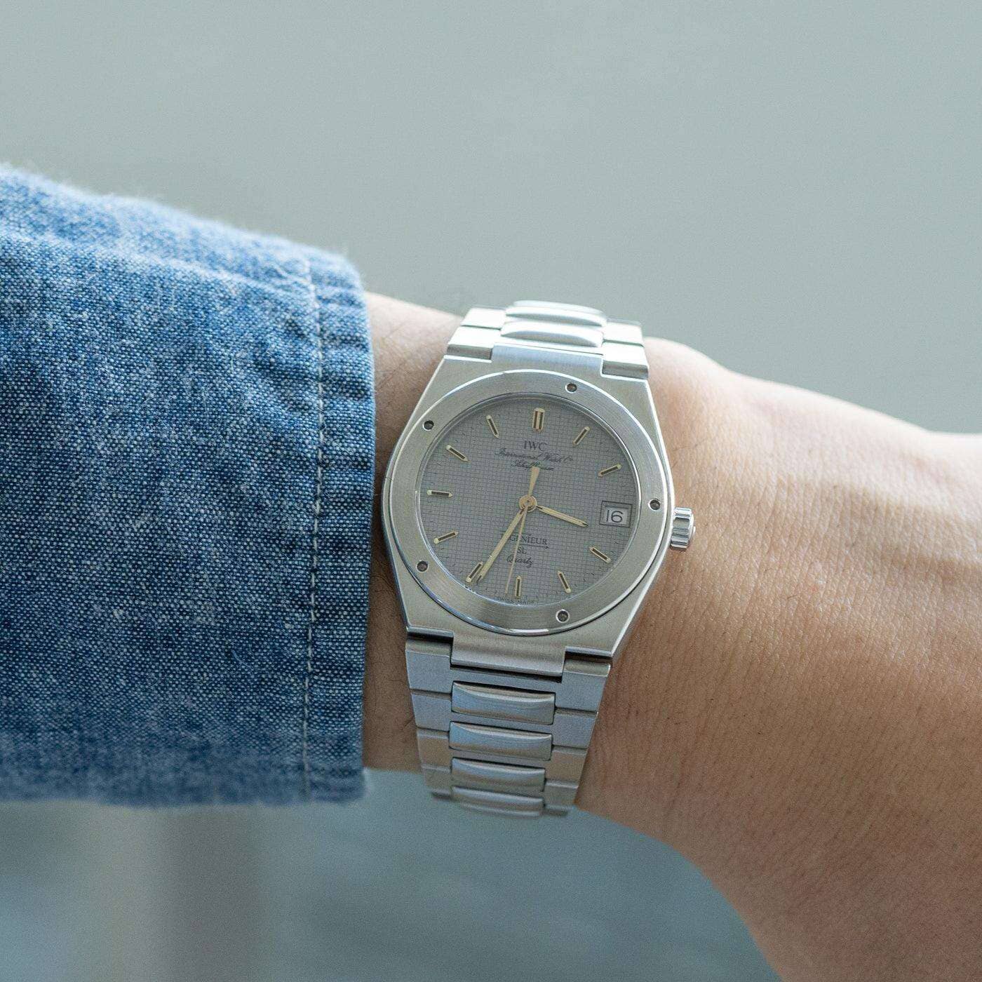 IWC インヂュニア SL QZ グレー / IWC Ingenieur Grey Dial 1980s