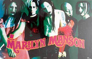 Marilyn Manson 1995 Winterland Poster, #8243 | Joseph Cultice