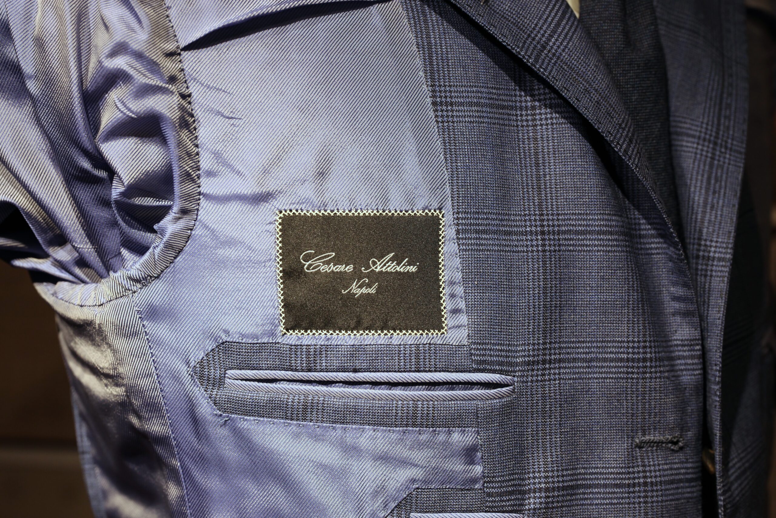 Cesare Attolini アットリーニ】正統ナポリ仕立て 春夏向け チェック