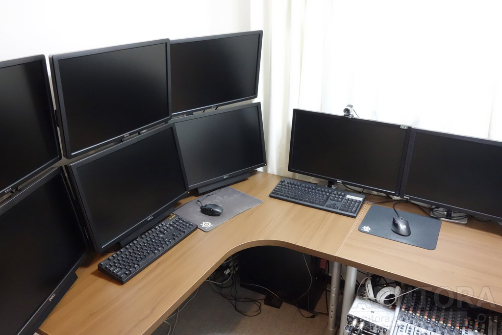 ニトリのPCデスク「プレフェ」シリーズレビュー。L字や脚の種類