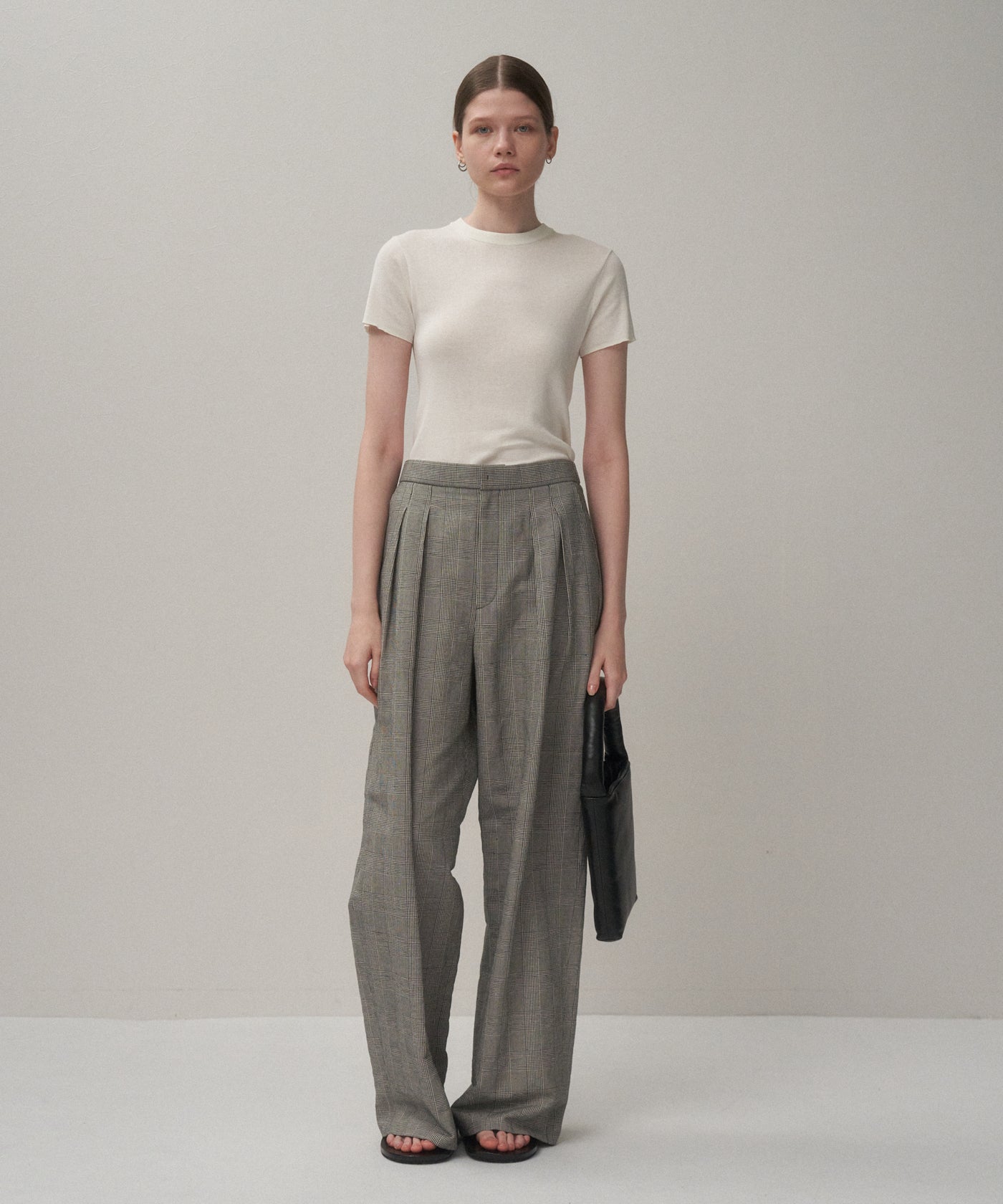 ROUND COTTON LINEN | WIDE EASY PANTS – ATON | エイトン