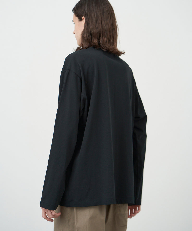 DRY COTTON JERSEY | STANDARD LONG SLEEVE T-SHIRT – ATON | エイトン