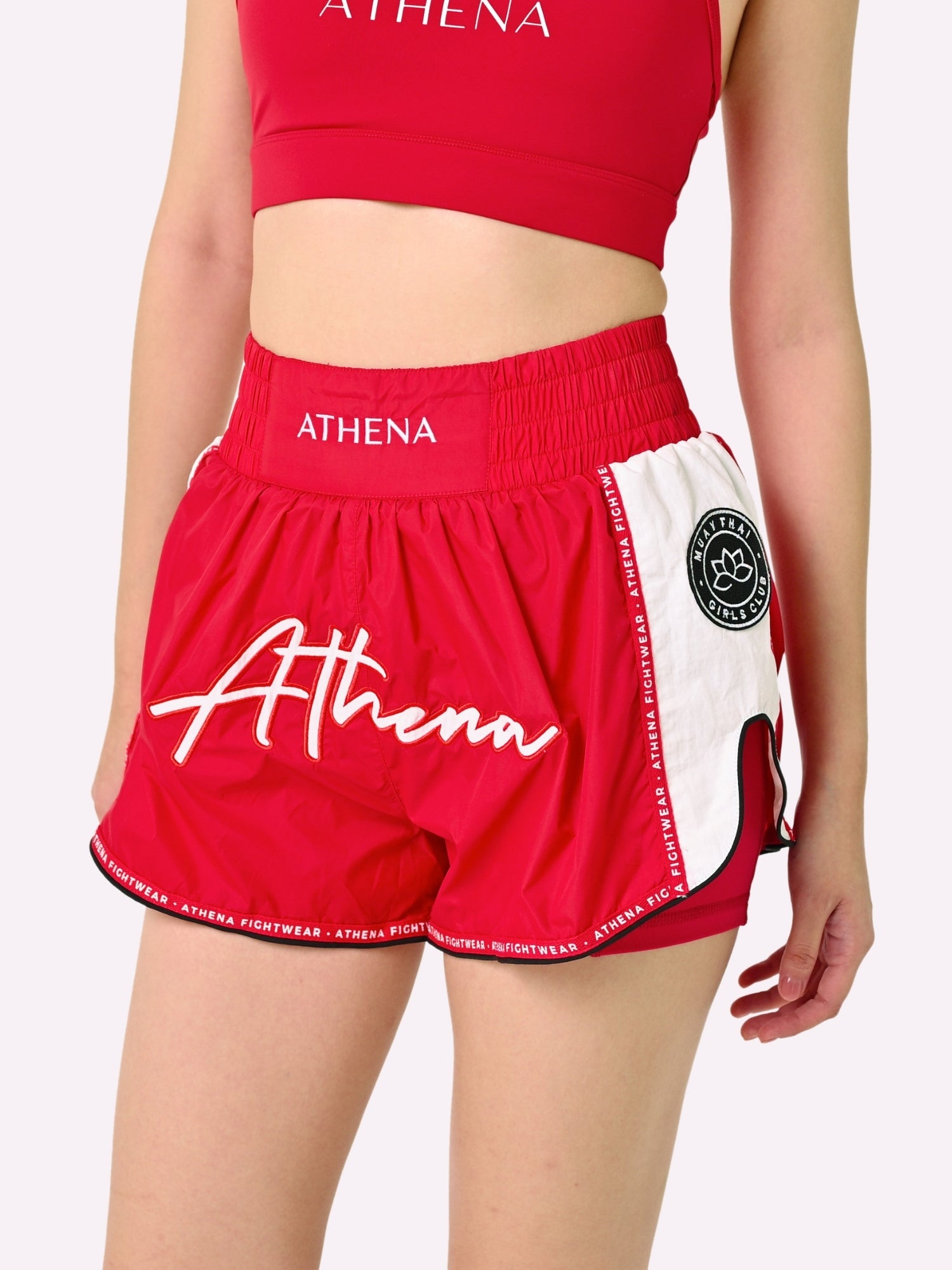 Alke Muay Thai Shorts (Red)