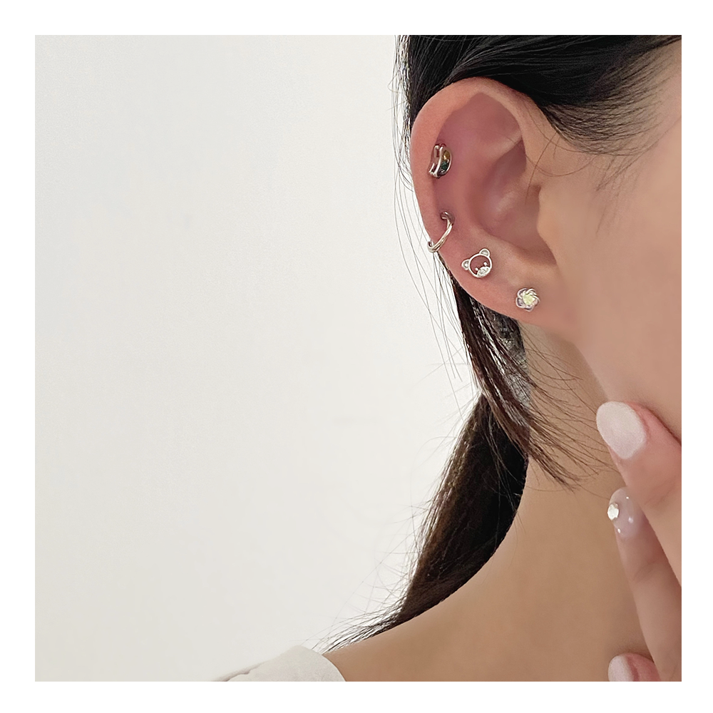 4個セットサージカルステンレスピアスセット | ファッション通販サイト