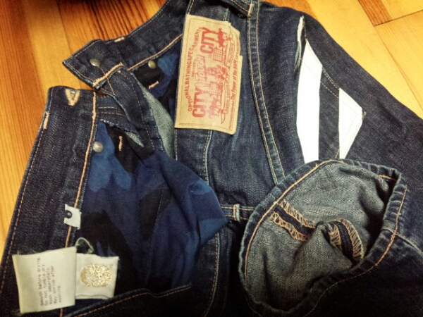 正規品」 正規品 A BATHING APE BAPEジーンズ size表記M A A BATHING