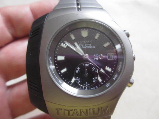 Vintage Citizen ATTESA Eco-Drive 9417-H22838 TA Titanium Men's