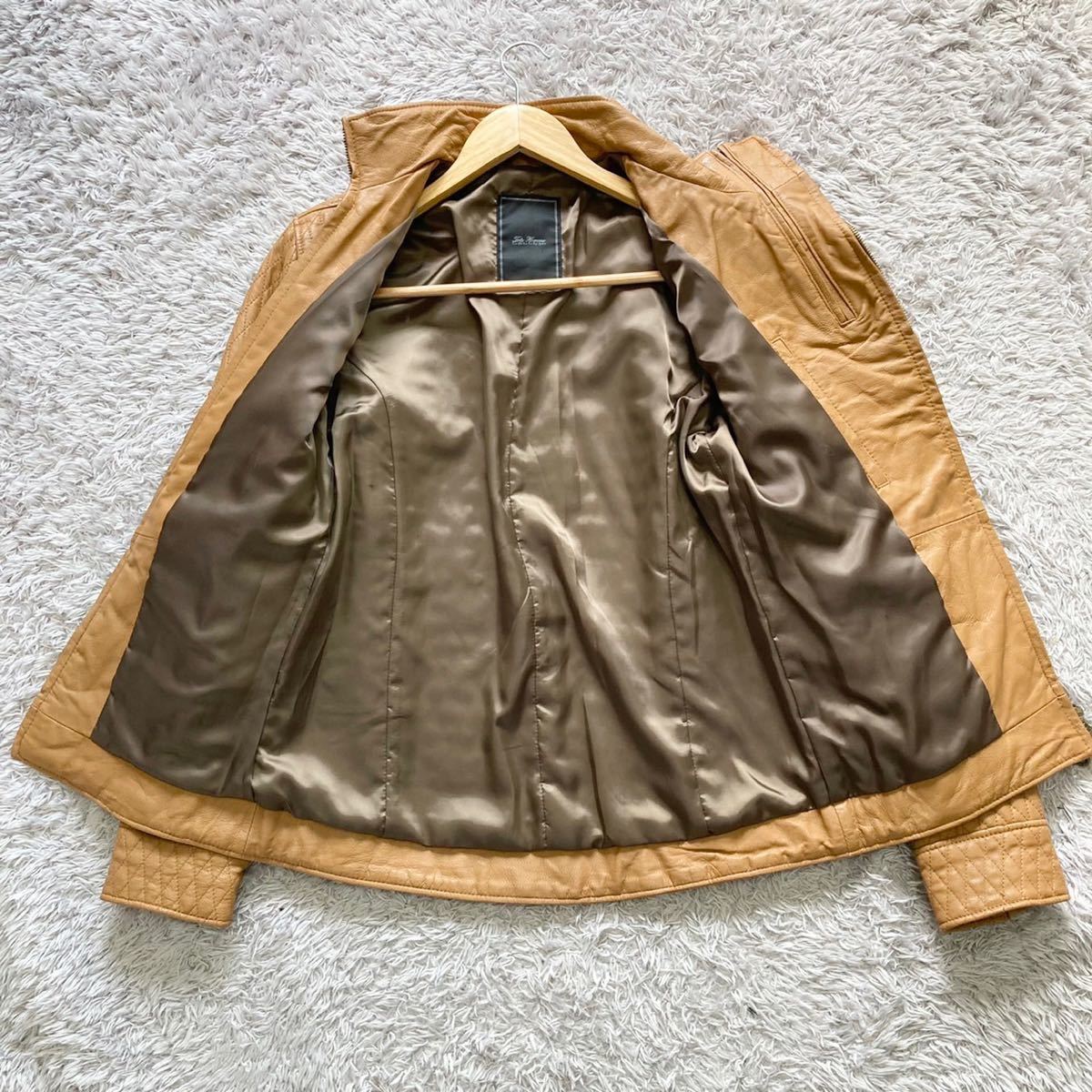 希少 極美品 テットオム レザージャケット TETE HOMME ライダース