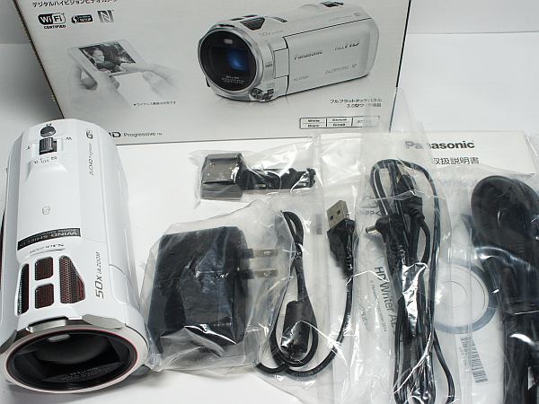 Panasonic ○安心保証○新品同様○HC-V750M ホワイト○ パナソニック