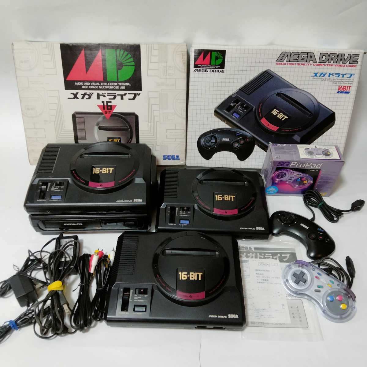 SEGA MEGA DRIVE【セガ メガドライブ16BIT ソフト多数セット】箱
