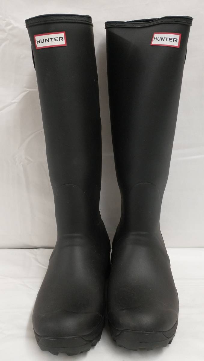 新品箱付きHUNTER レディースレインブーツ24.5cm
