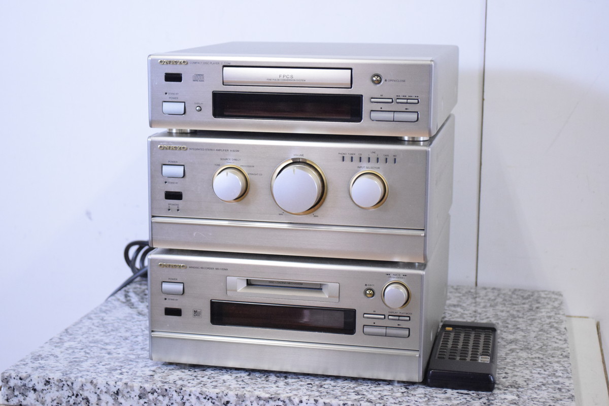 ONKYO オンキョー システムコンポ アンプ A-922M/C-722M /MD-122MX