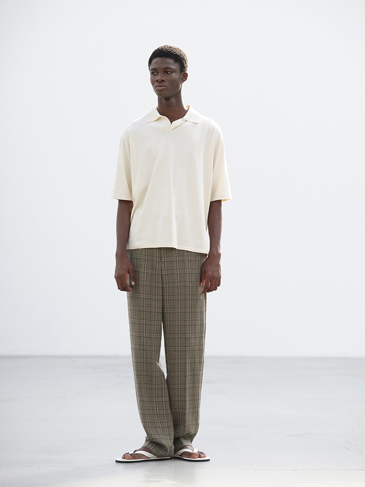 LIGHT WOOL MAX GABARDINE SLACKS - AURALEE Official Website