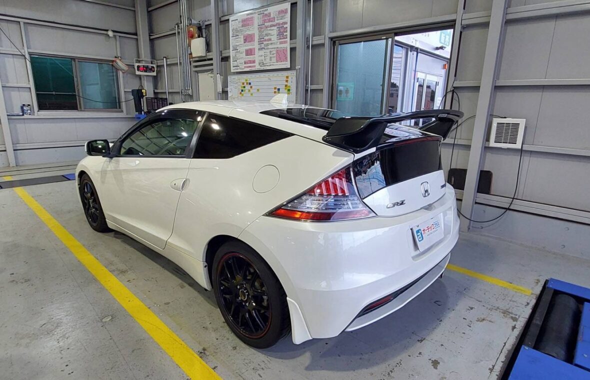CR-Z無限風リアスポイラー パールホワイト塗装み使用品 CR-Z無限風リア