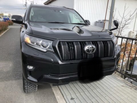 150系プラド マッドブラック 艶消し黒