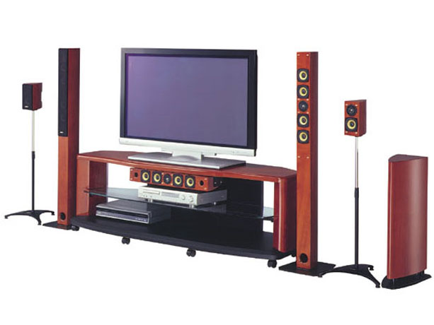 デノン、デザインをAVラックと合わせたスピーカーシステム