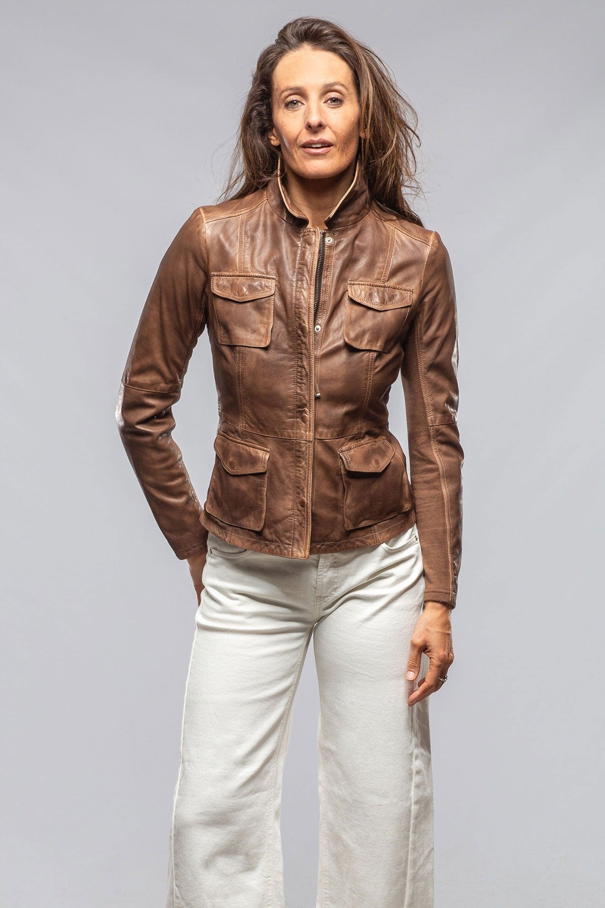 Gimo's Guns & Roses Jacket In Cigar | Axel's of Vail