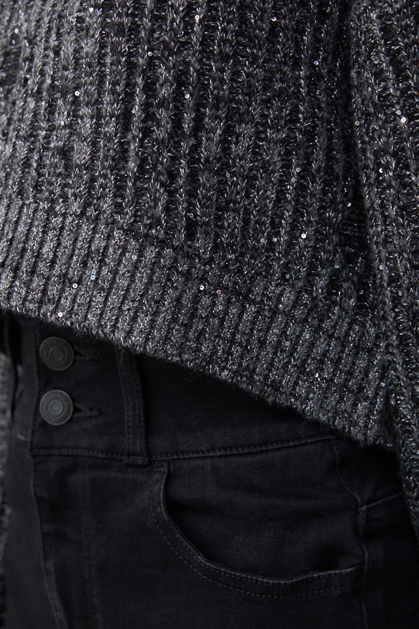 スパンコールニットトップス｜WOMEN｜250HAC70-570H｜AZUL BY MOUSSY