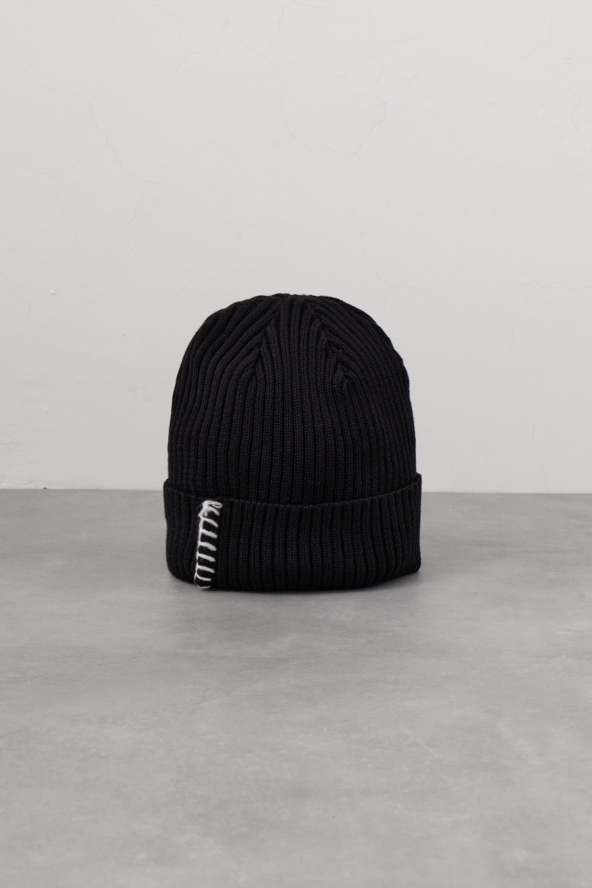 ブランケットステッチニットキャップ｜MEN｜251HAB56-084G｜AZUL BY