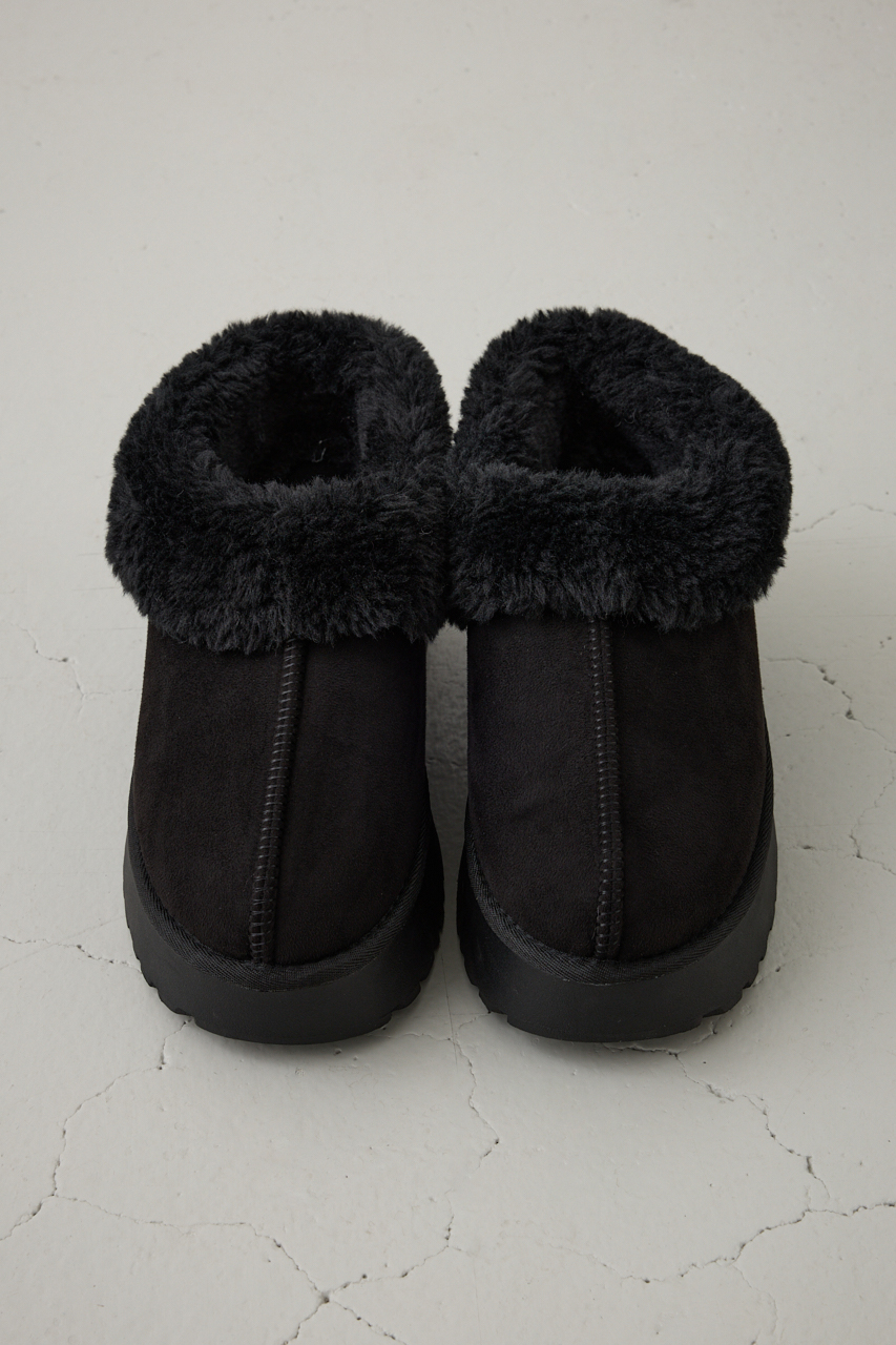 厚底ムートンヒールデザインスリッポン｜WOMEN｜250IAC55-0211｜AZUL