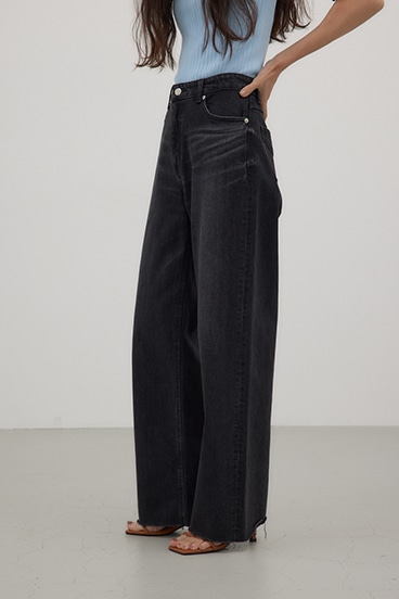 crie conforto】ストレートワイドデニム｜WOMEN｜254IST12-048C｜AZUL