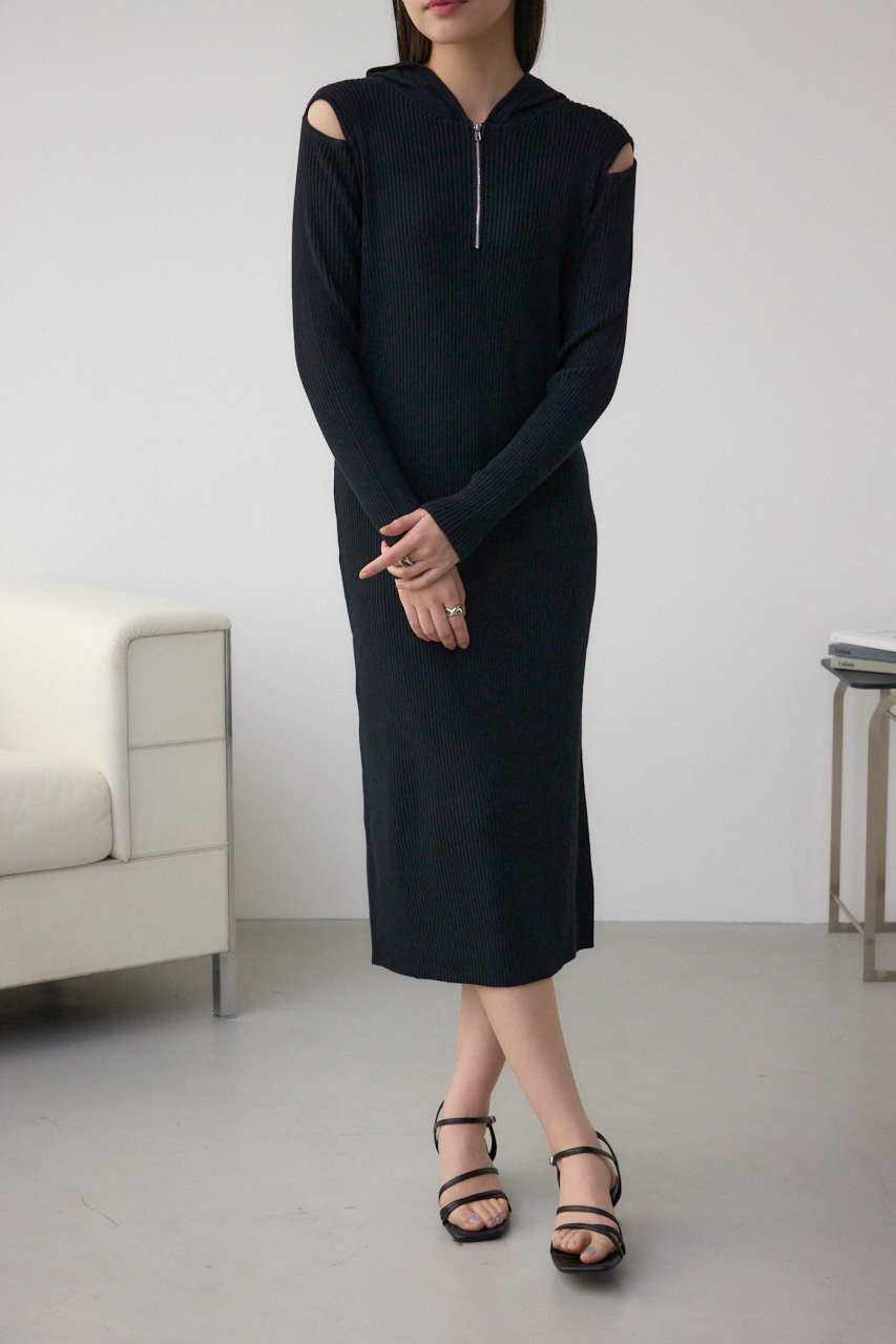 ショルダースリットリブニットワンピース｜WOMEN｜250ISC73-421C｜AZUL