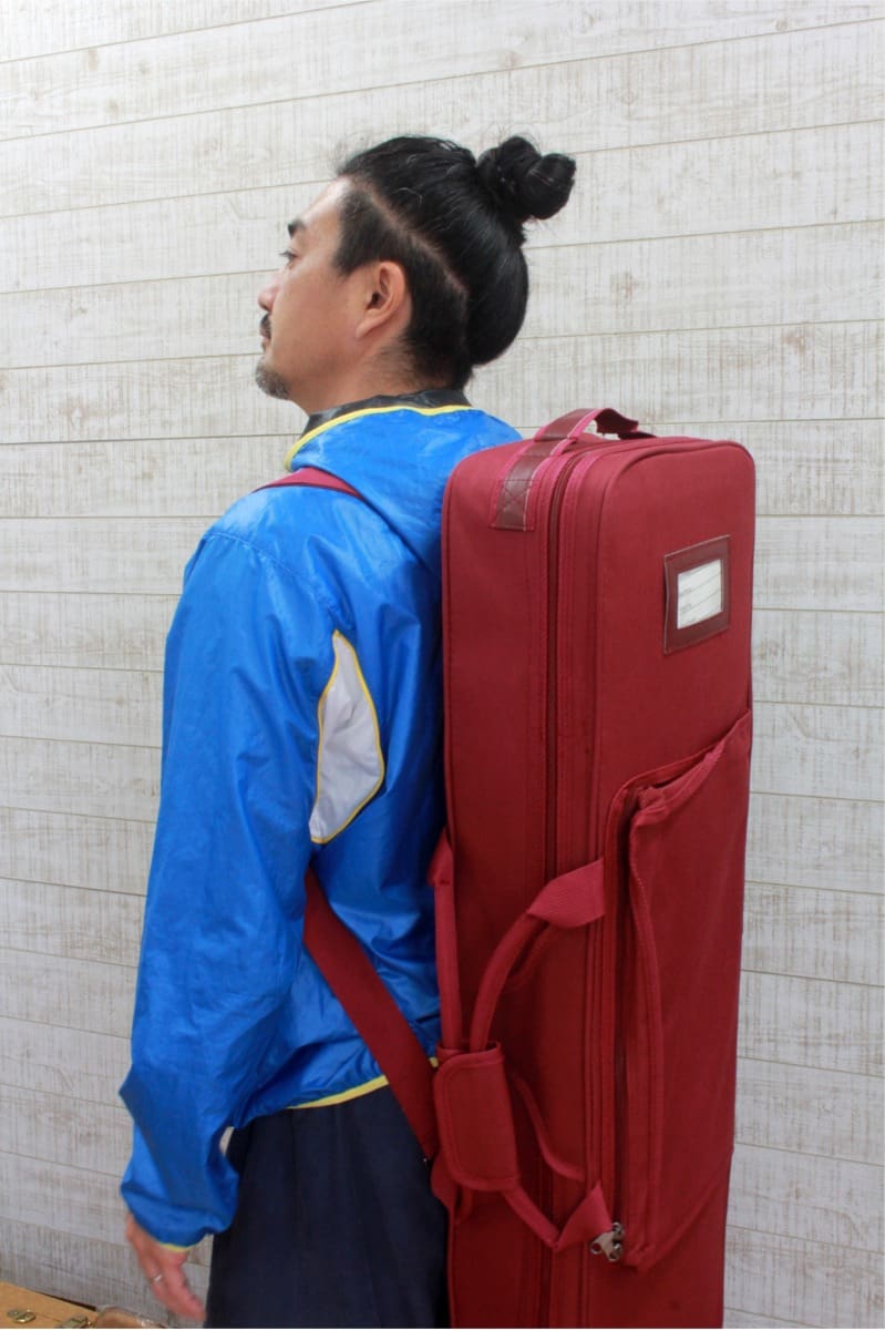 沖縄三線用 BOXタイプ（セミハード）ケース 赤 | 三線工房まちだ屋