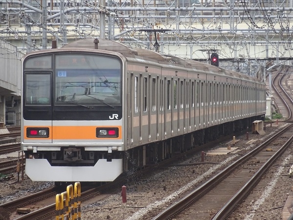 常磐緩行線・千代田線乗り入れ用から中央快速線へ 209系1000番台: B767