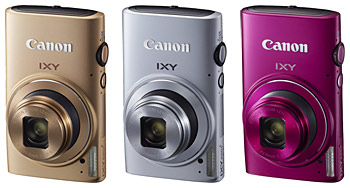 キヤノン、Wi-Fi機能が進化したコンパクトデジタルカメラ「IXY 620F