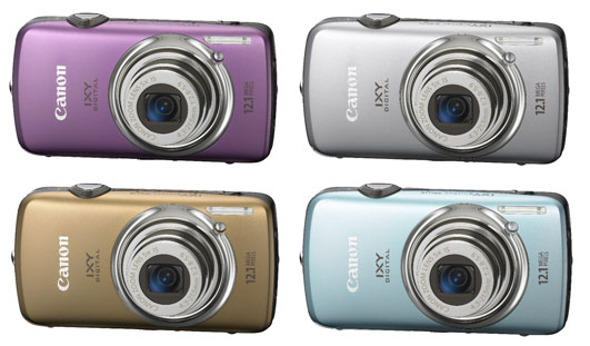 キヤノン初、タッチパネルのコンパクトデジカメなど「IXY DIGITAL」新