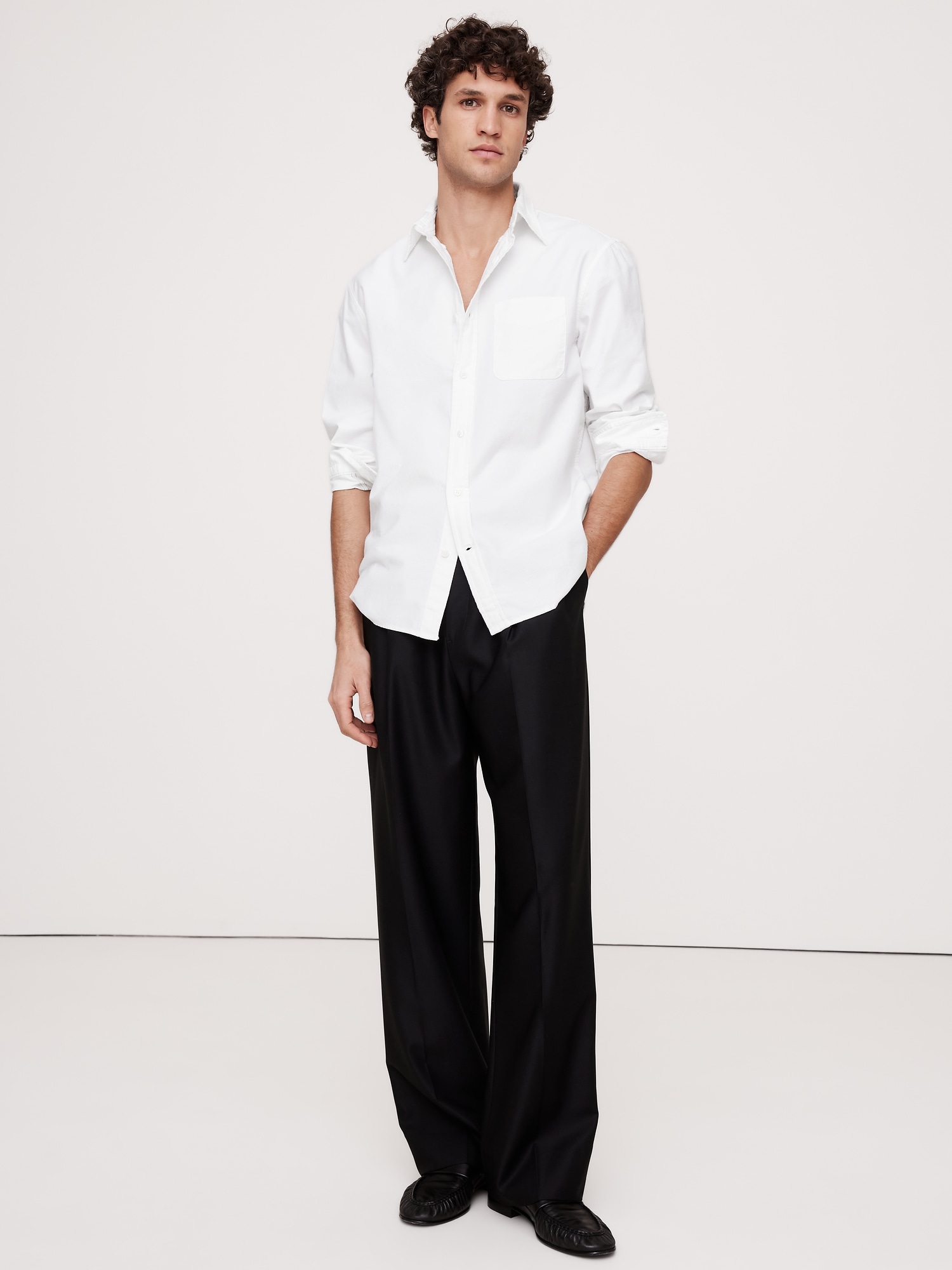 Standard-Fit Oxford Shirt | Banana Republic