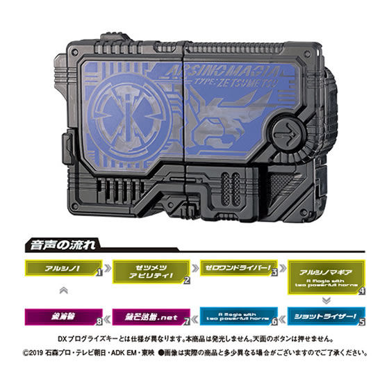 仮面ライダーゼロワン サウンドプログライズキーシリーズ GPプログ