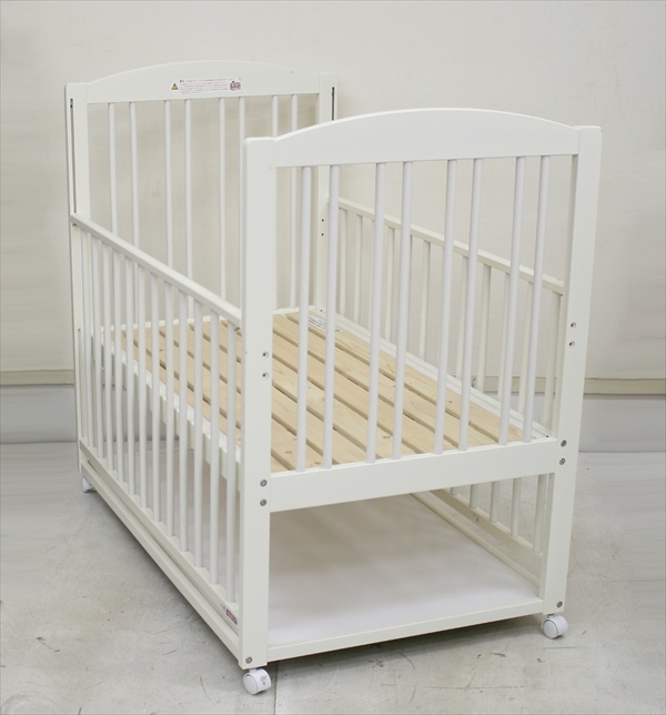 デュアルスライドベッド C型ステラ ノーブルホワイト ベビーベッド №1