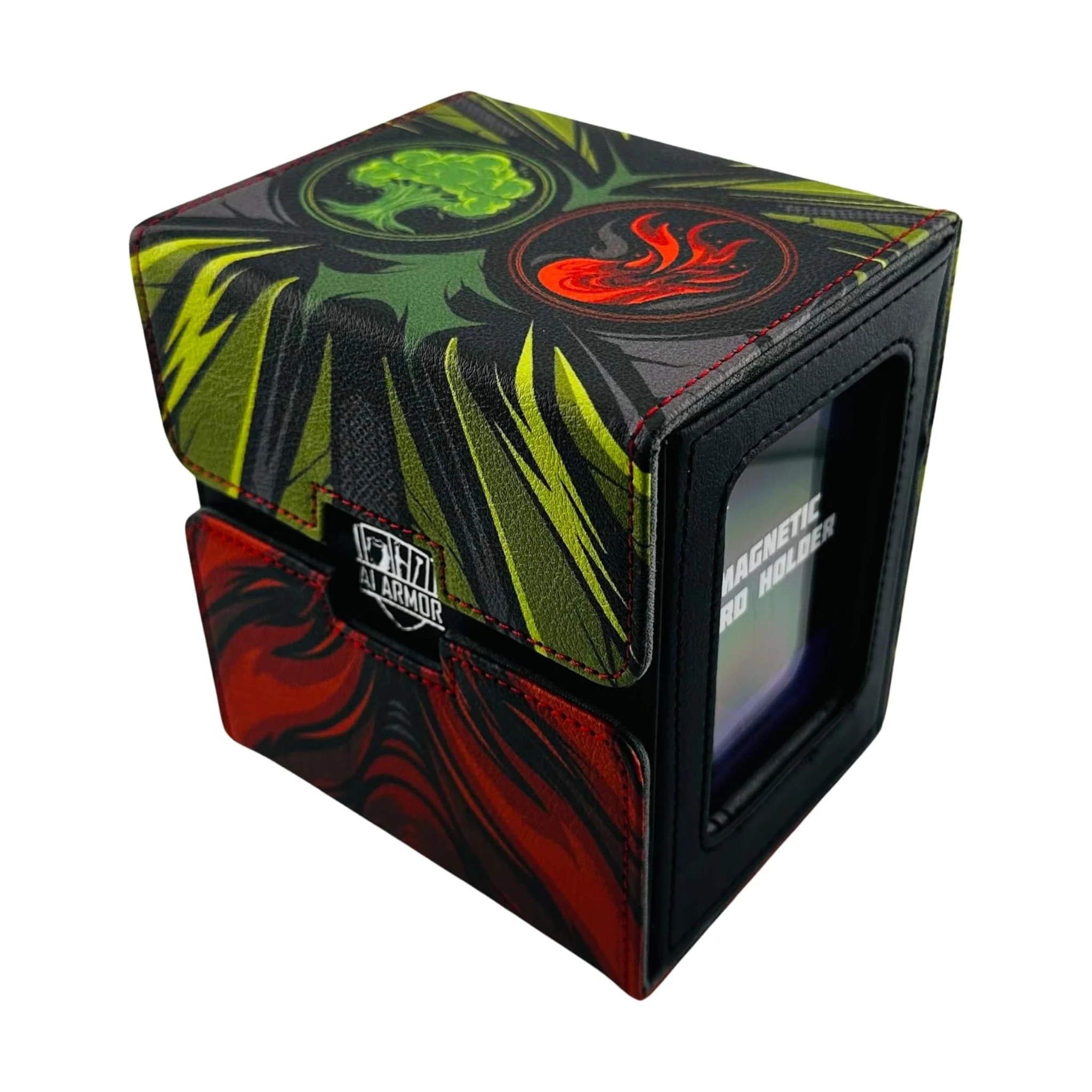 AI Armor Gruul MTG Deck Box 100+ | MTG Deck Boxes | Gaming