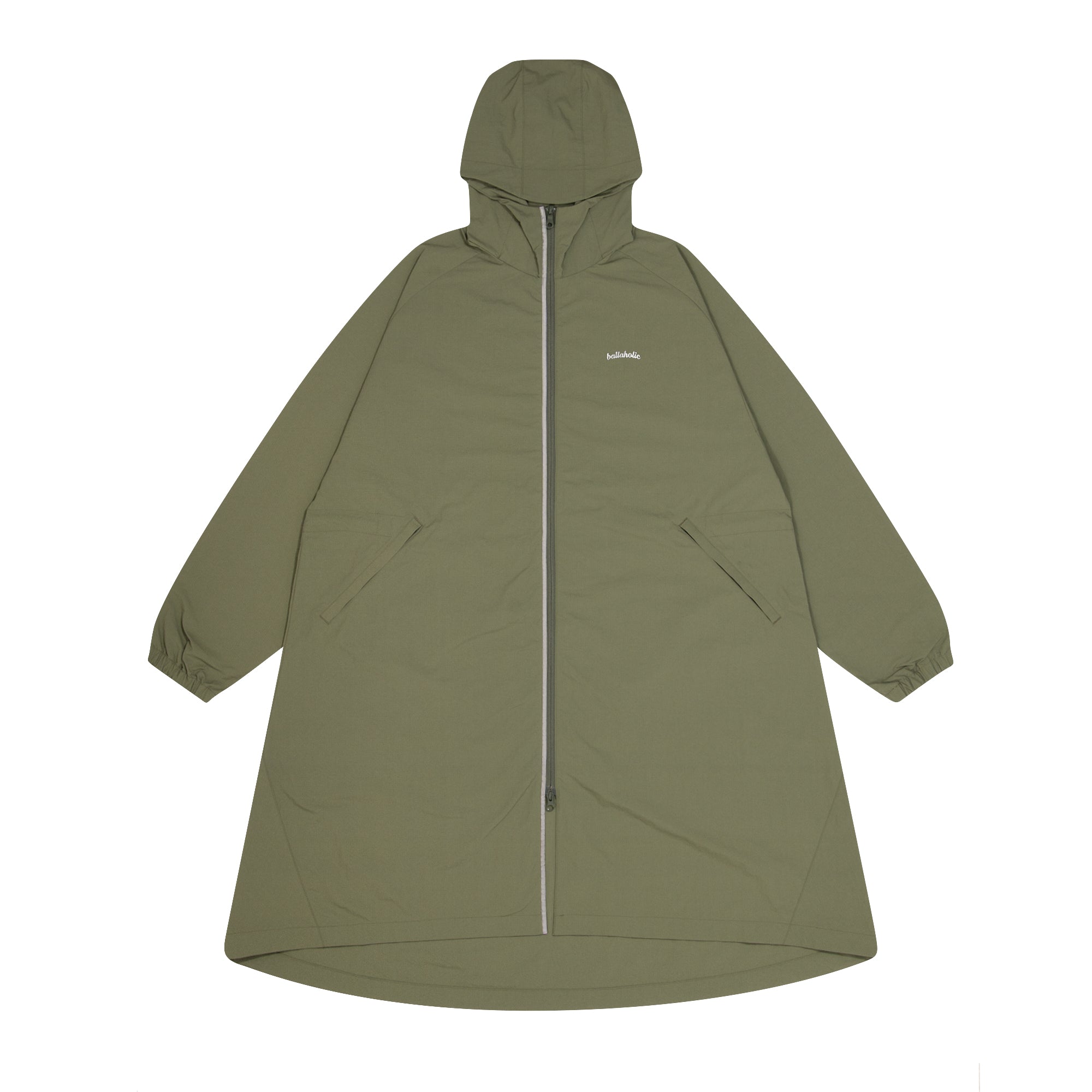 W Face Long Jacket (olive) – ballaholicオンラインショップ
