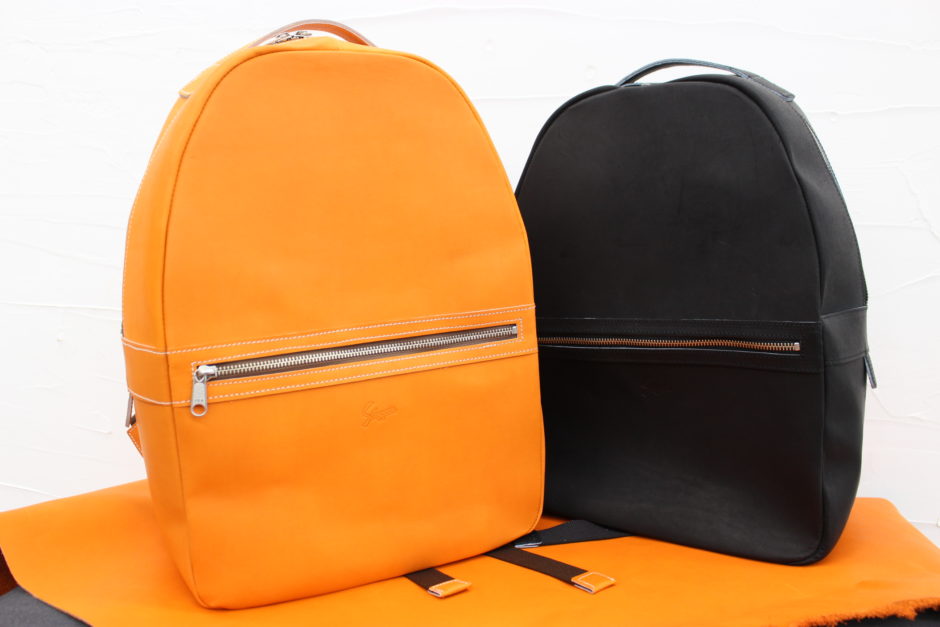 や*ち様 久保田スラッガー オレンジ色 レザー トートバッグ 中型 や*ち