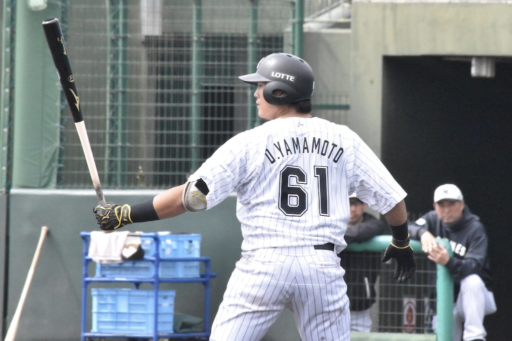 ロッテ・山本大斗「長打を打ってアピールして、いつでも一軍でできる