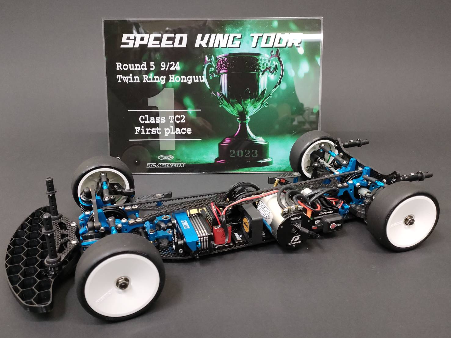 ☆TRF420(X)系シャーシ対応【カーボンローマウントダンパーステーVer