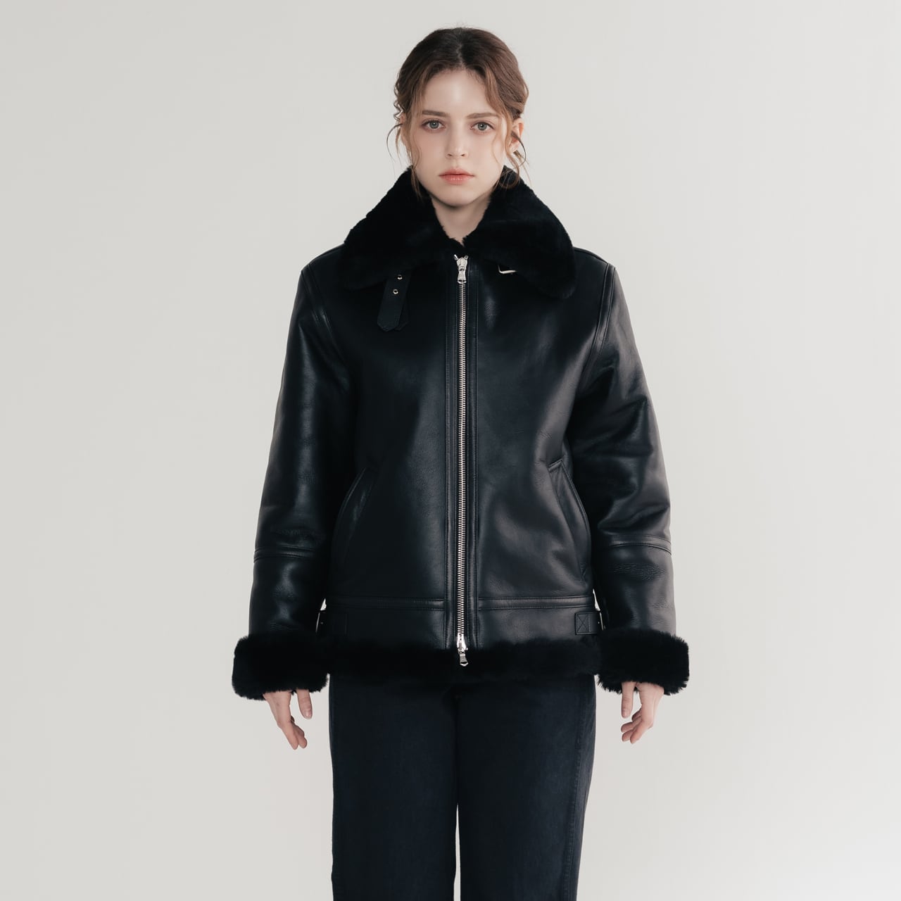 リアルムートン B-3 レディースジャケット | ITAEWONPOST