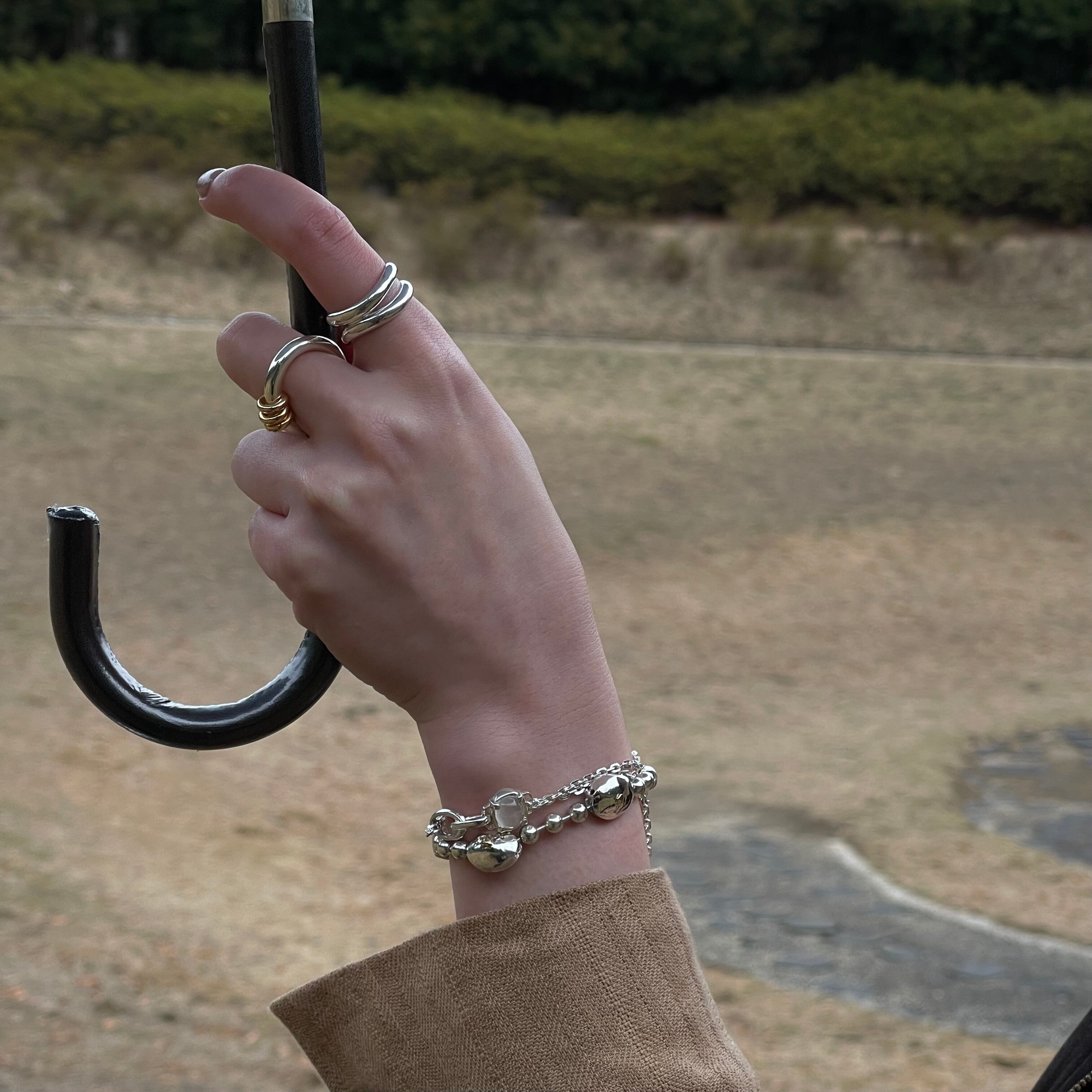 three pieces ring | nanagu